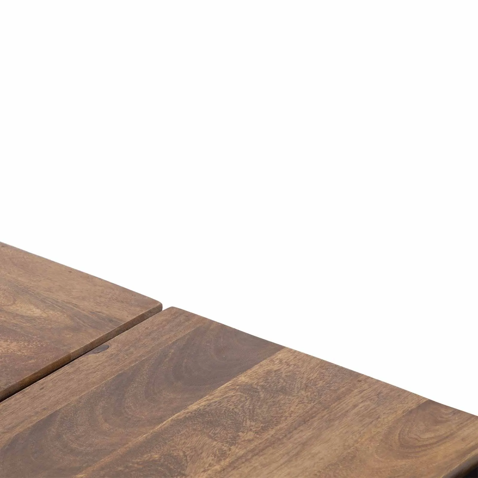 Table basse pyramide bois et mtal | Acacia Sirocco
