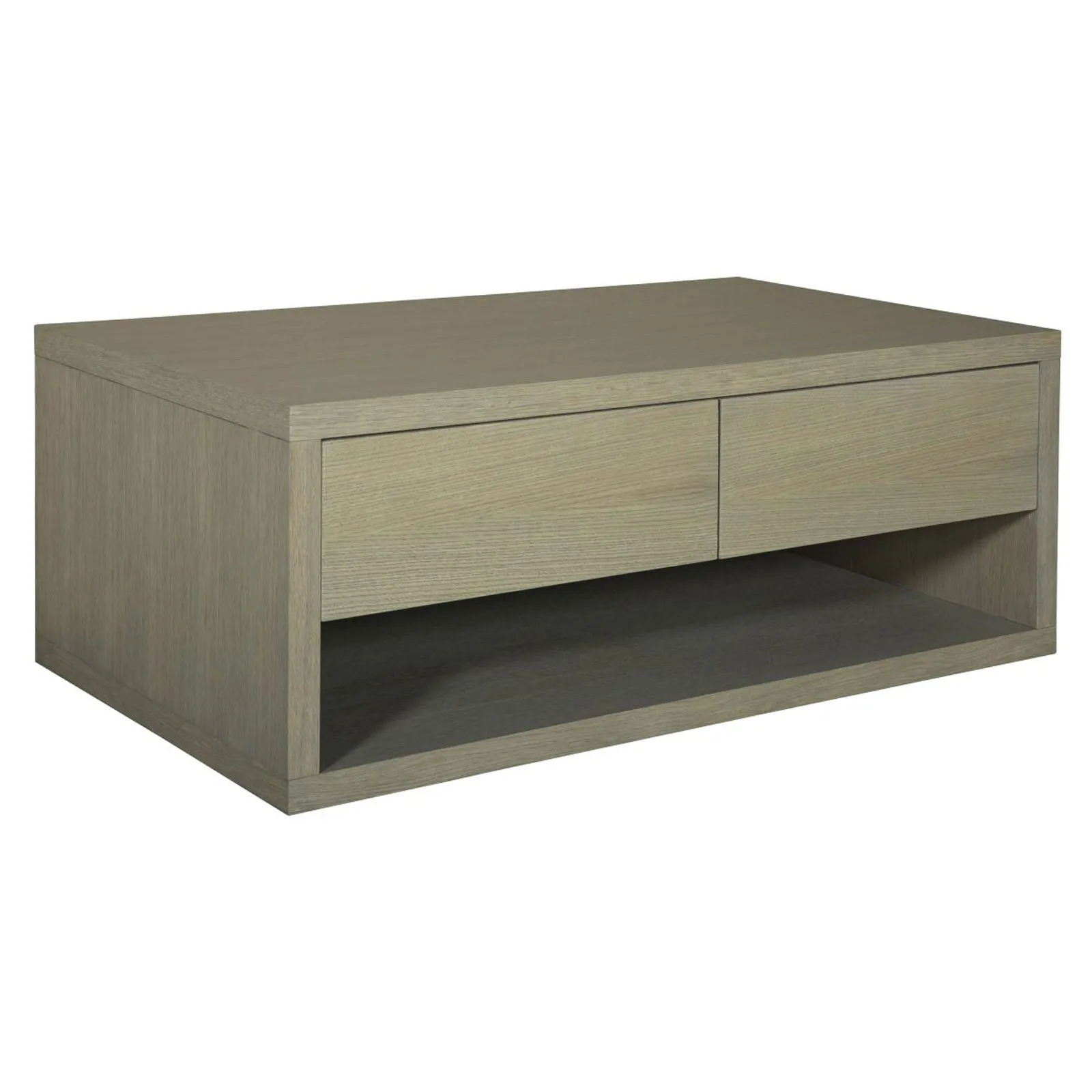 Table basse rectangulaire 2 tiroirs "Chne Moderne"