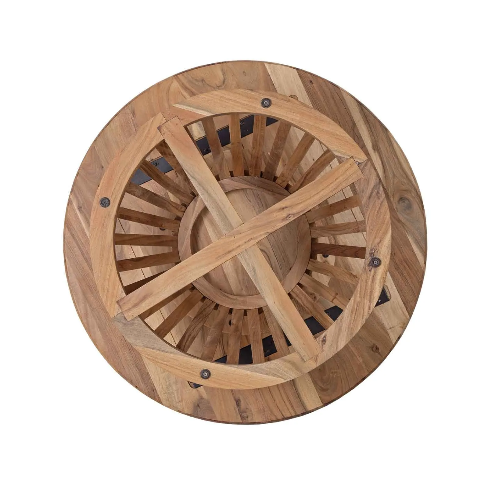 Table basse ronde bois massif | Acacia Kfir