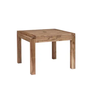 Table carre  rallonges | Acacia Gordon