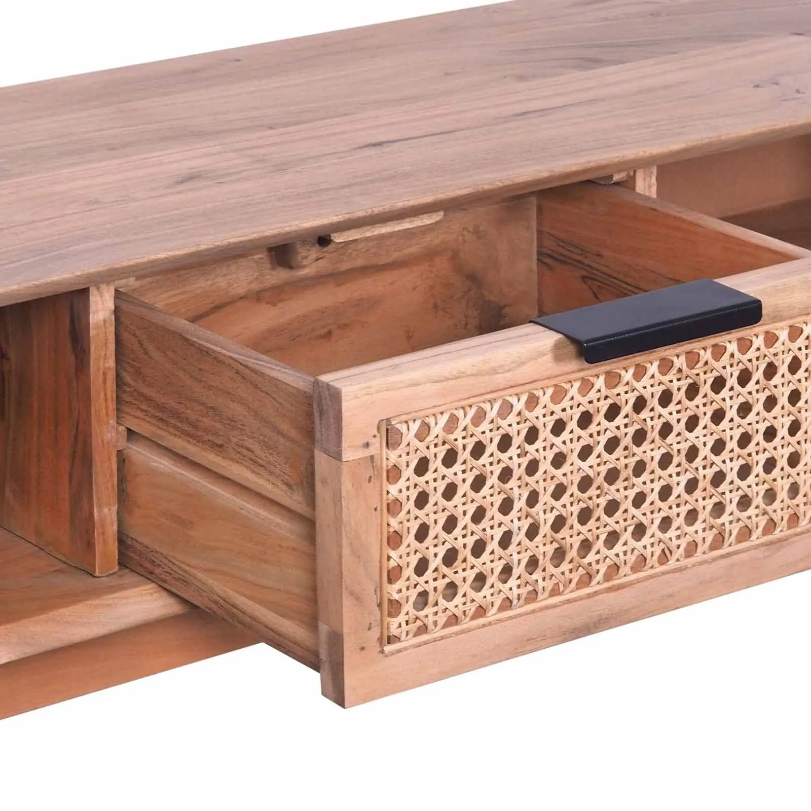 Table console | Acacia Cane Natural