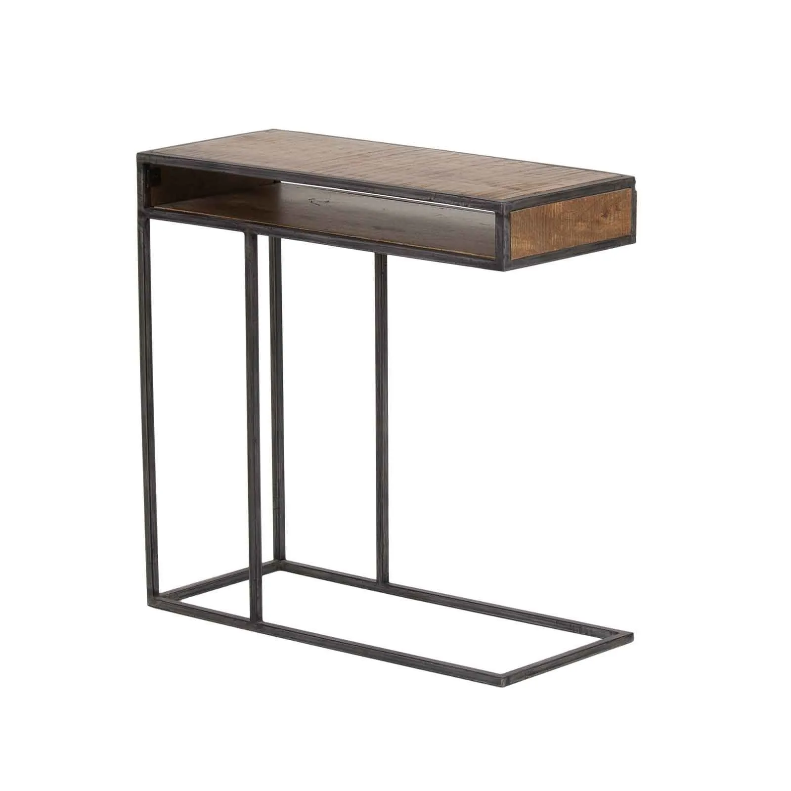 Table d'appoint en bois et mtal | Mango Stockholm