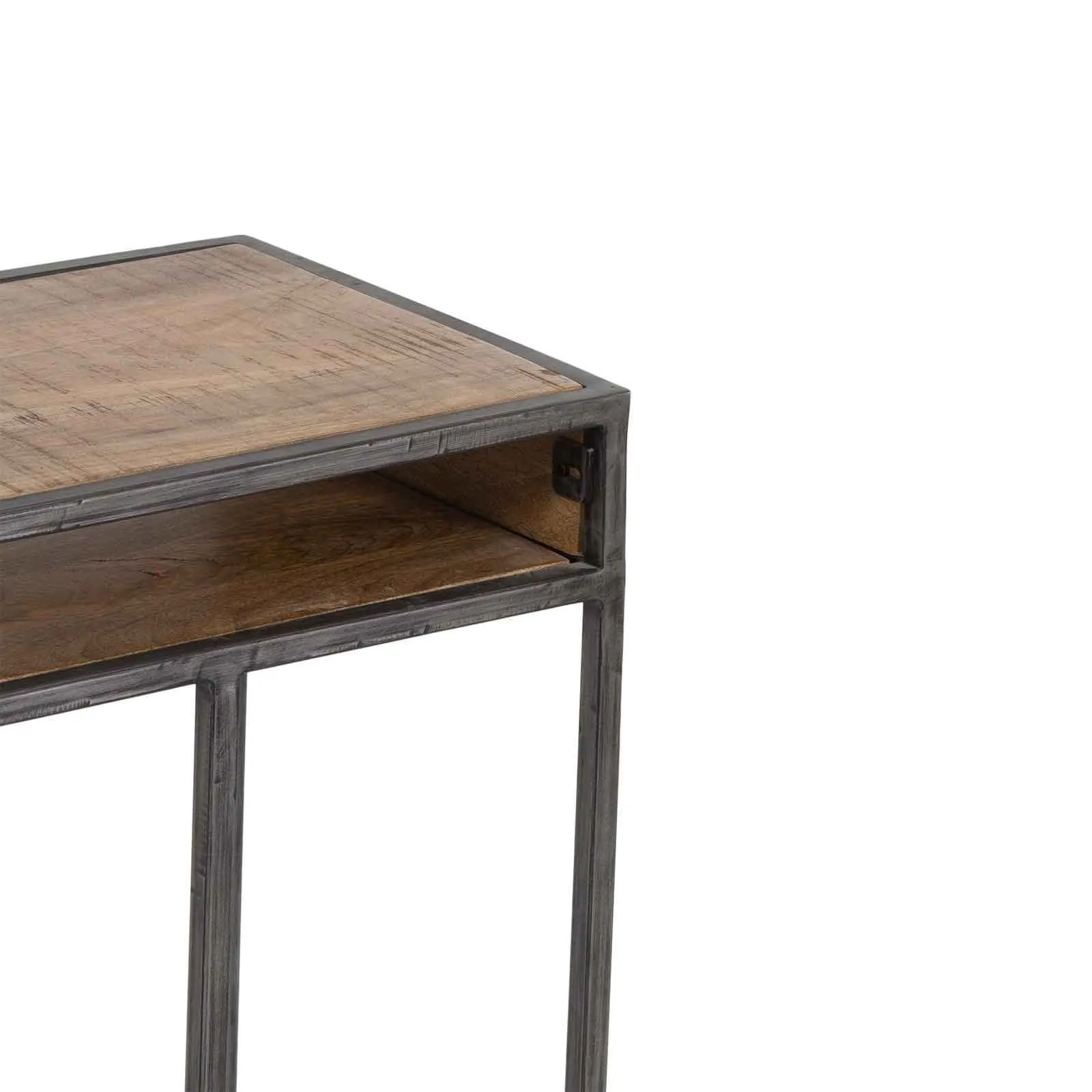 Table d'appoint en bois et mtal | Mango Stockholm