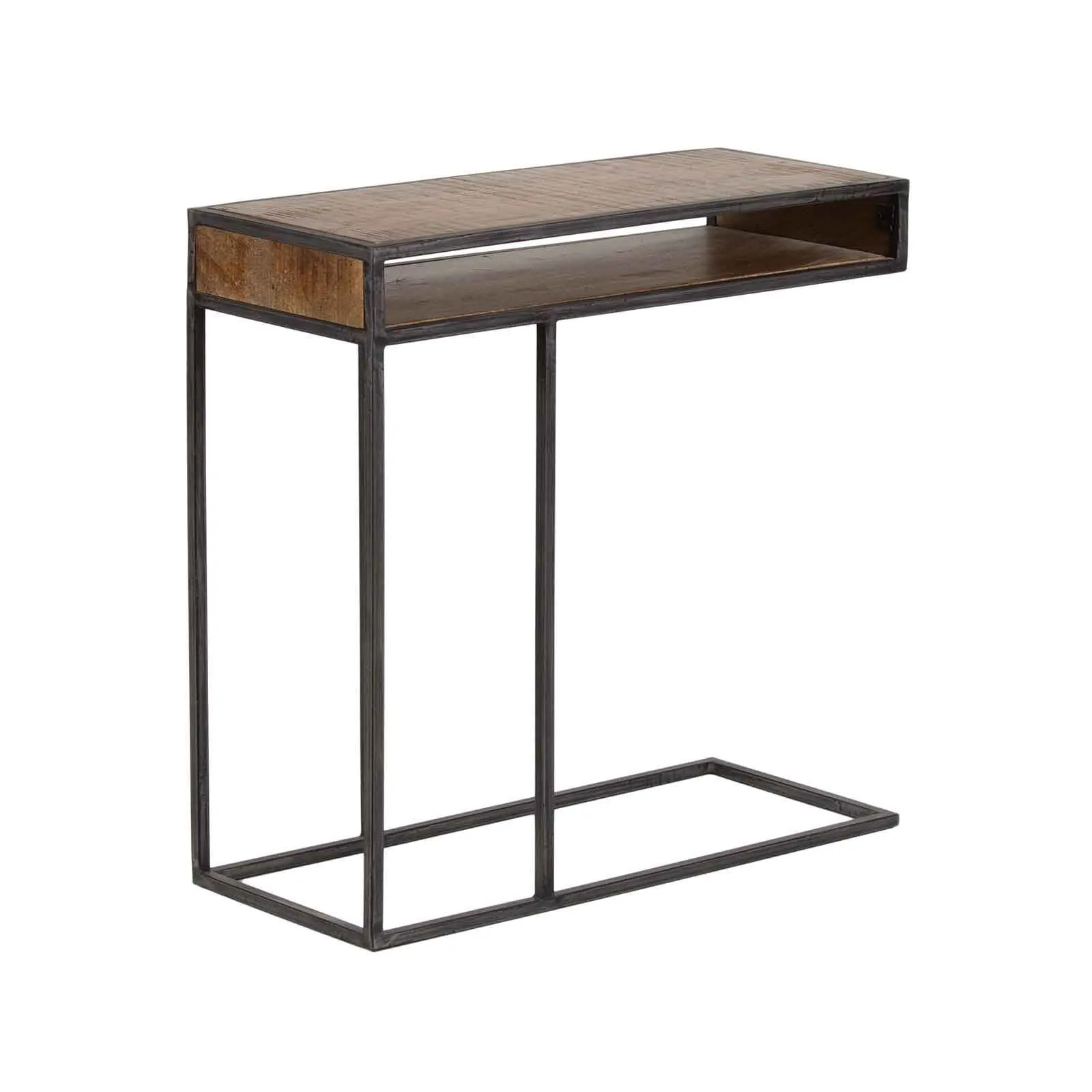 Table d'appoint en bois et mtal | Mango Stockholm