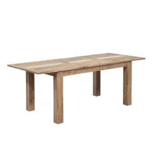 Table  manger plateau cannage 155 rallonge 60 | Acacia Tatoo II