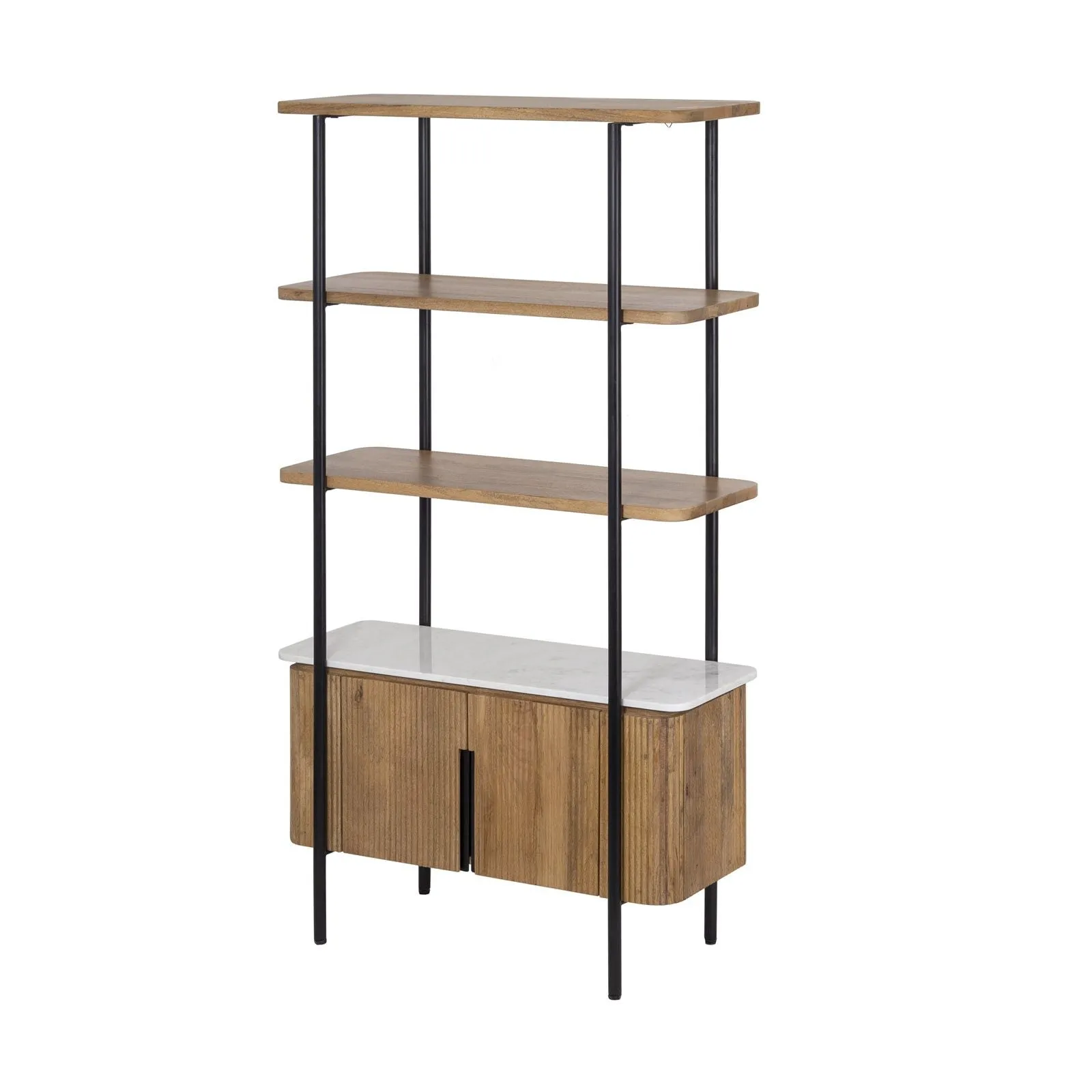 tagre 2 portes plateau marbre blanc | Manguier Kfir II