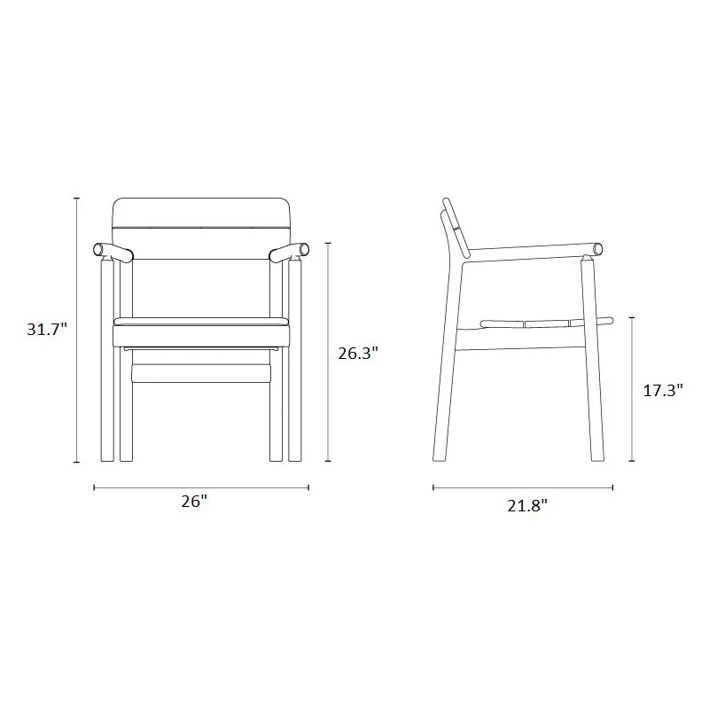 Tanso Outdoor Armchair