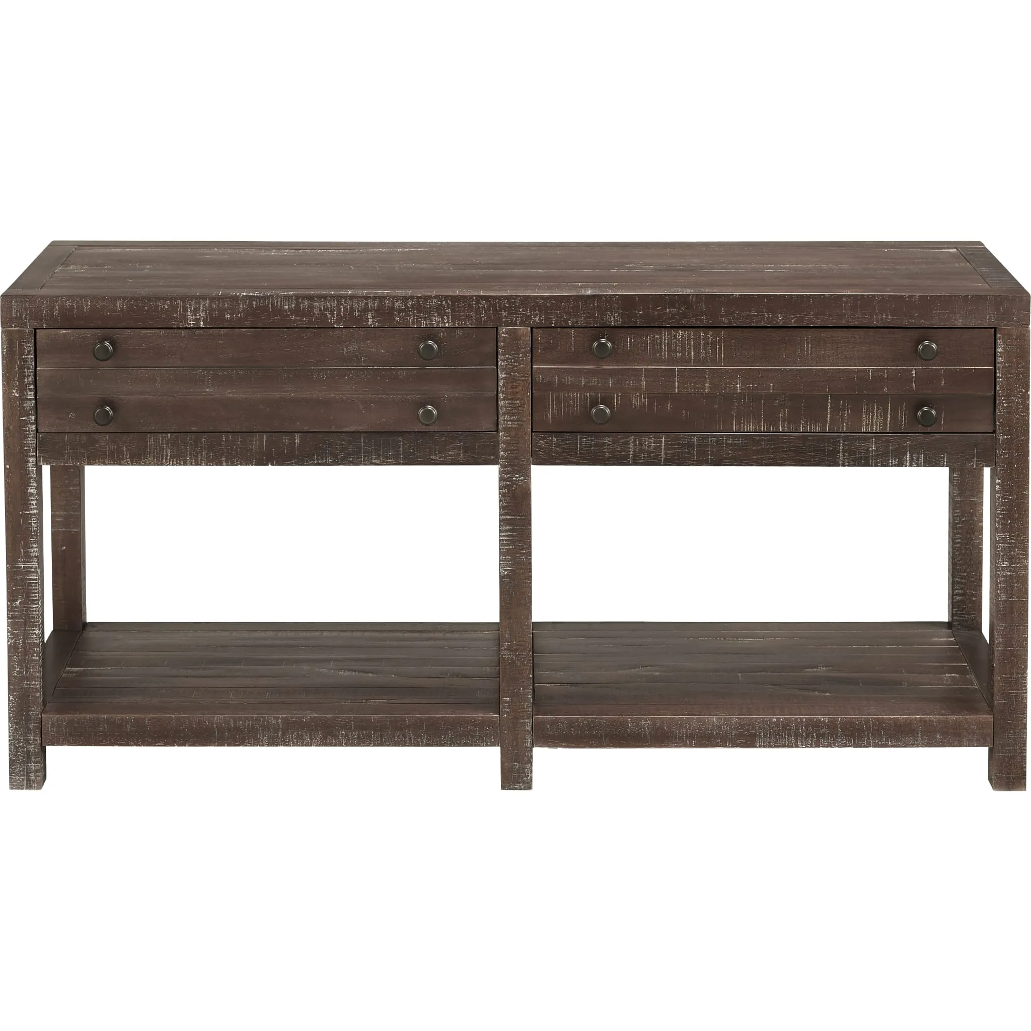 Townsend Solid Wood Console Table in Java Modus