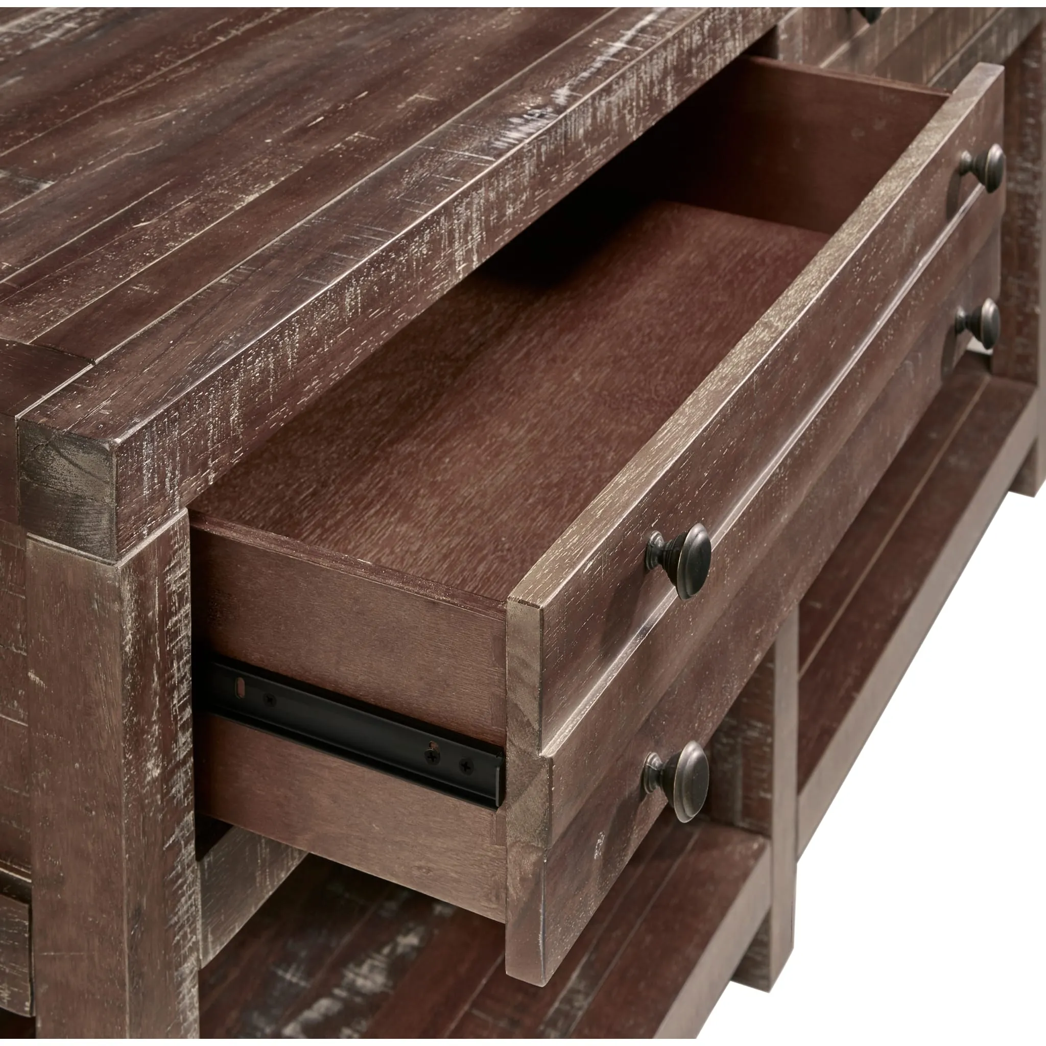 Townsend Solid Wood Console Table in Java Modus