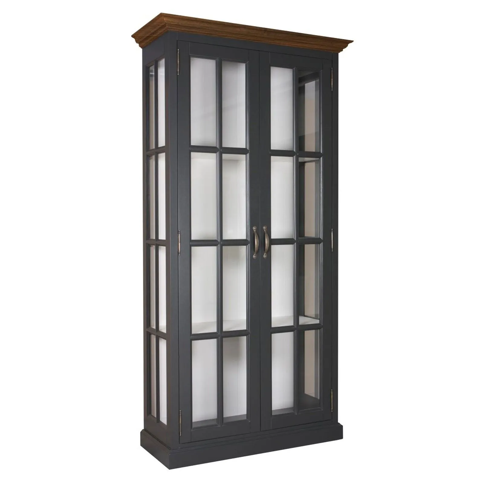 Vitrine 2 portes "Chne et Pin Charme"