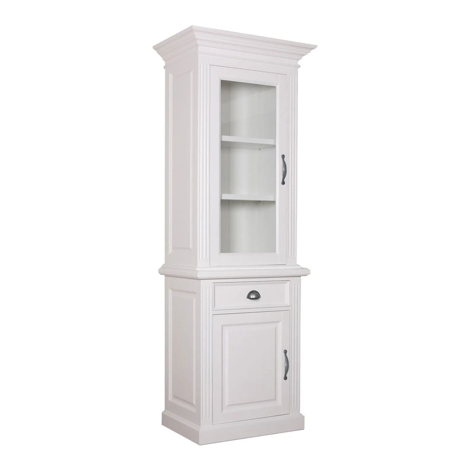 Vitrine 2x1 porte 1 tiroir - tourne  gauche "Romance"