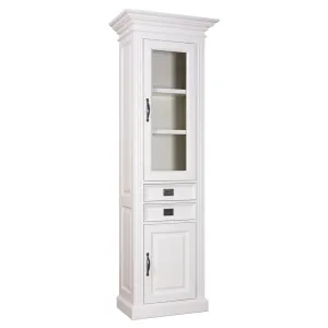 Vitrine 2x1 porte 2 tiroirs - tourne  droite "Romance"