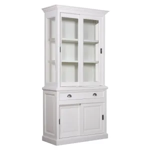 Vitrine  2x2 portes 1 tiroir | Pin Charme