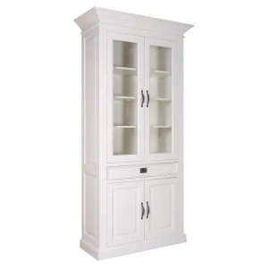 Vitrine 2x2 portes 1 tiroir "Romance"