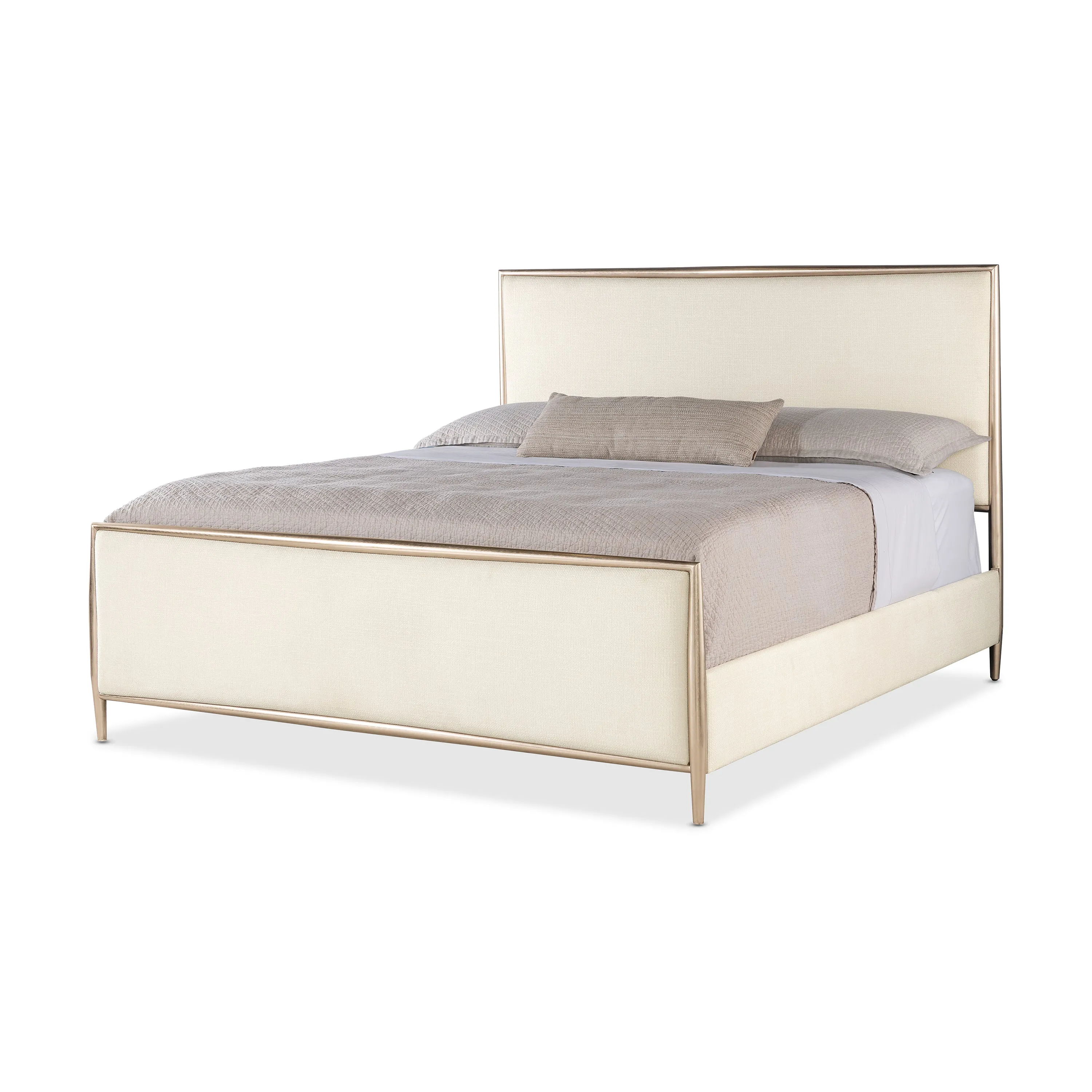 Westwood Upholstered Metal Bed