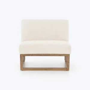 Wood Base Lounge Chair