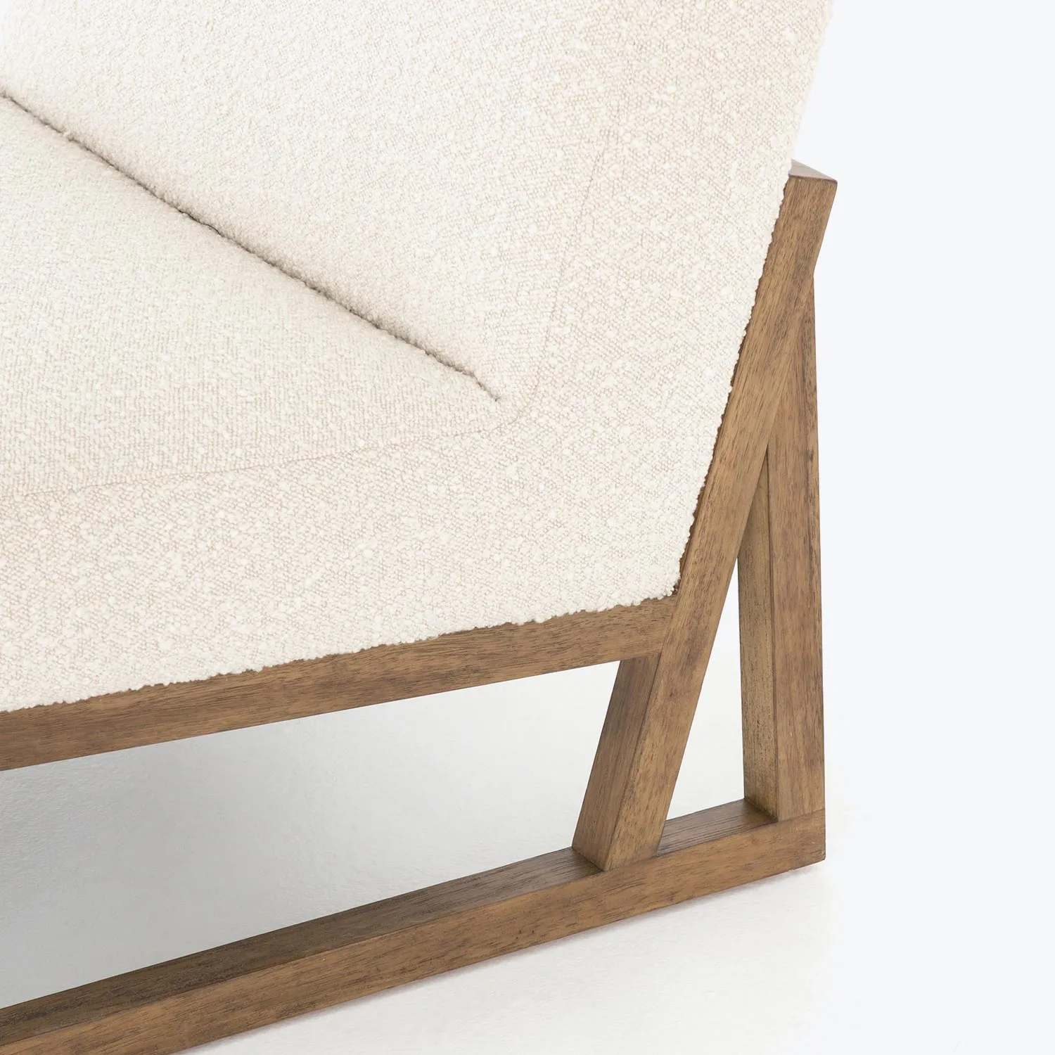 Wood Base Lounge Chair