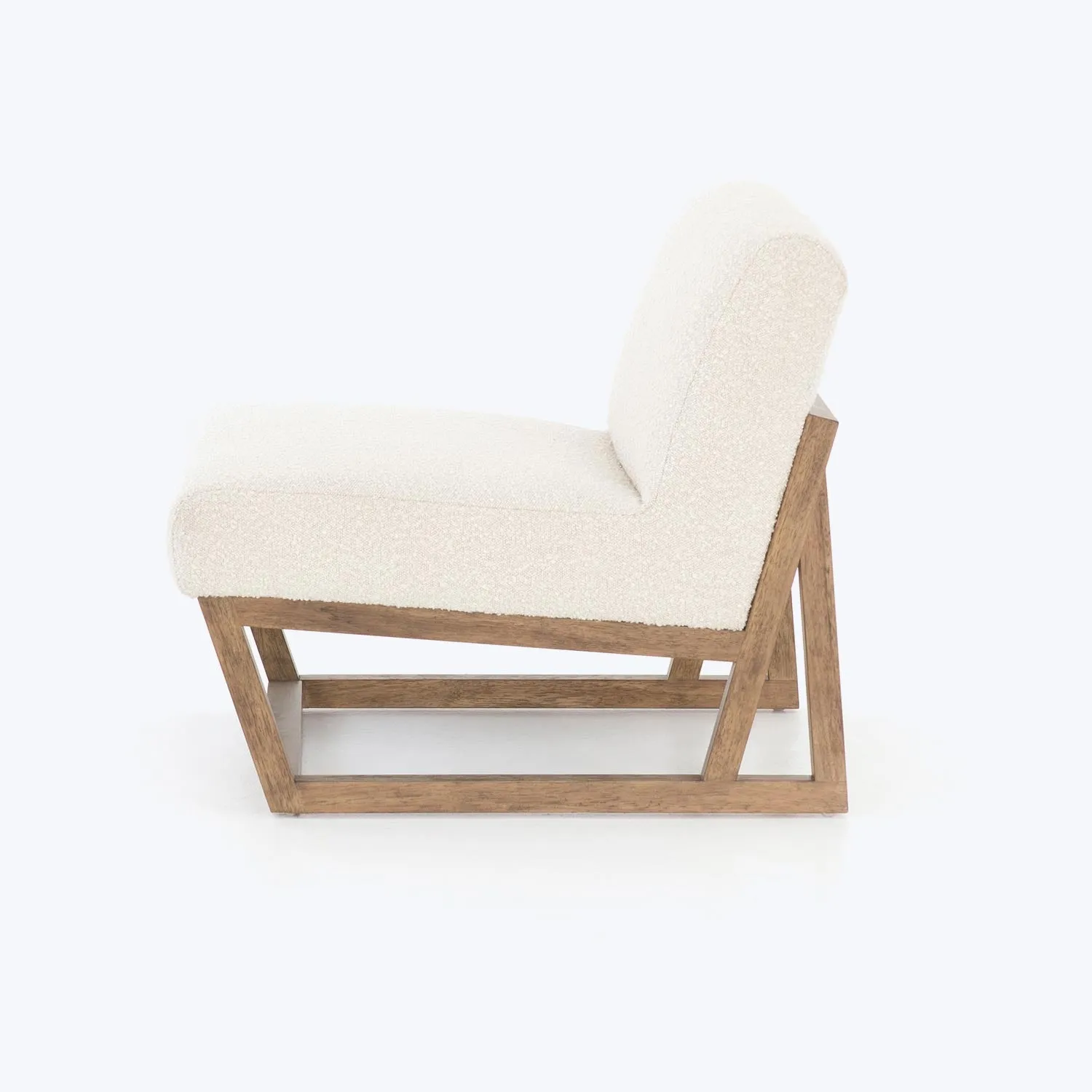 Wood Base Lounge Chair