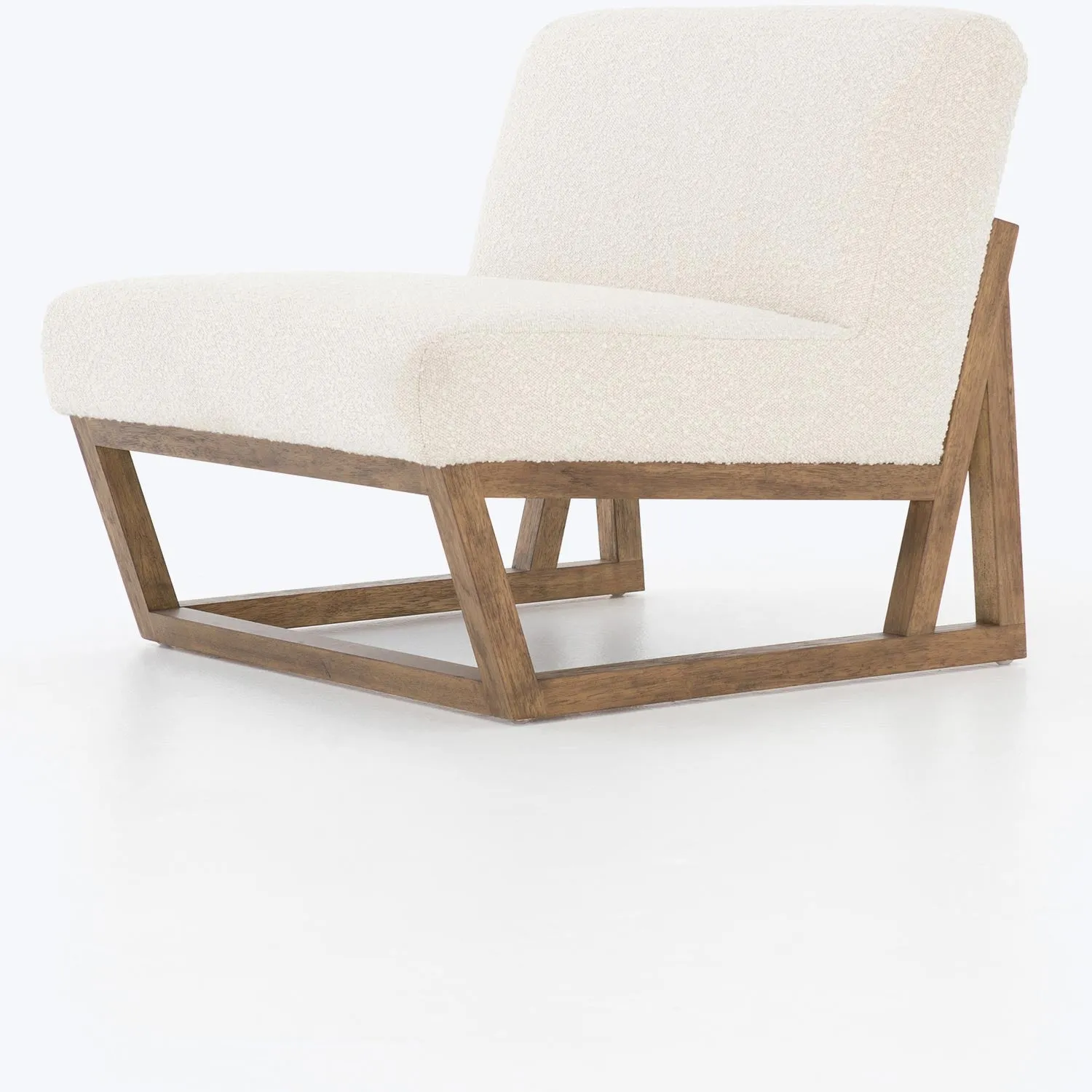 Wood Base Lounge Chair