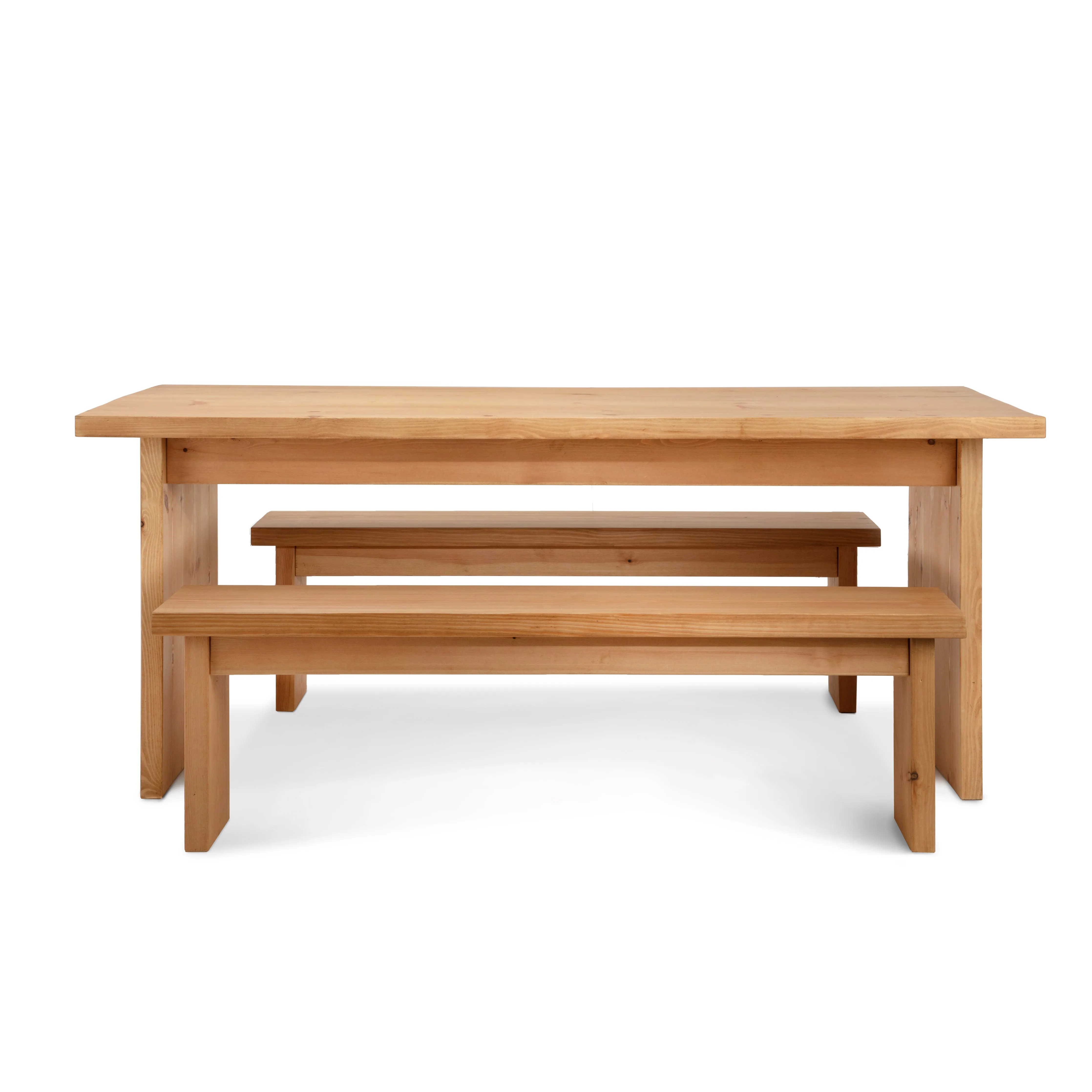Wylam Dining Table And Benches Funky Chunky